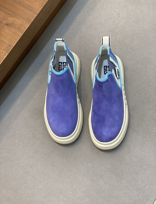 Givenchy Leather Fashion Sneakers With Foam Outsole