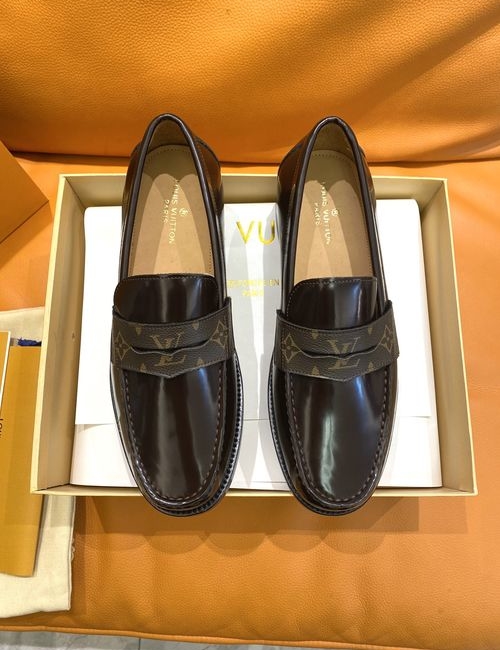 Louis Vuitton LV Major Loafers Monogram Jacquard Leather Sole