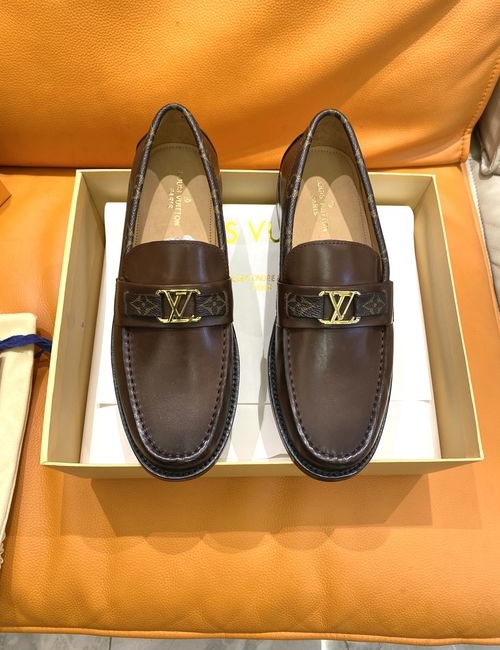 Louis Vuitton LV Major Loafers Monogram Jacquard Leather Sole