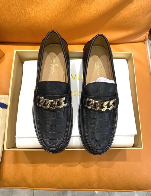 Louis Vuitton LV Major Loafers Monogram Jacquard Leather Sole