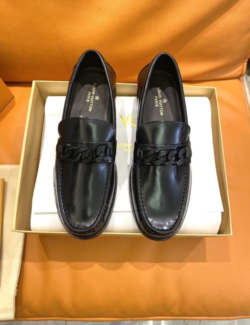 Louis Vuitton LV Major Loafers Monogram Jacquard Leather Sole