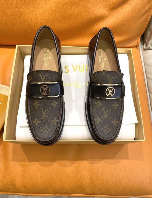 Louis Vuitton LV Major Loafers Monogram Jacquard Leather Sole