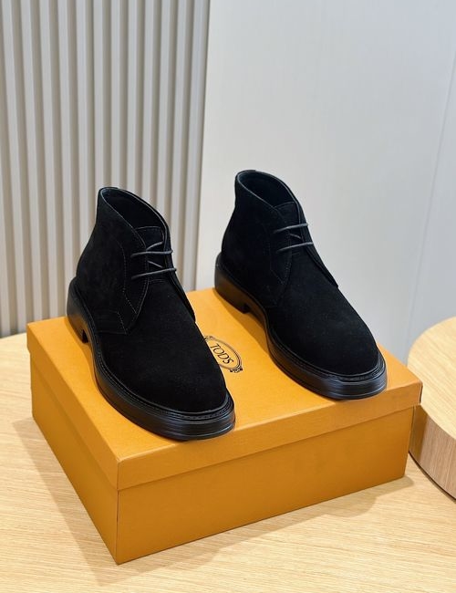 Tods Cowhide Suede High-top Hiking Boots