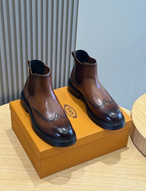 Tods Cowhide Suede High-top Hiking Boots