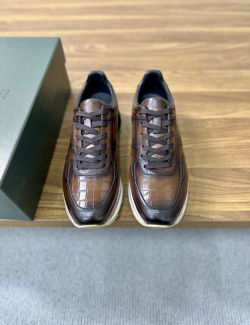 Berluti Hand-patinated Leather Oxford Dress Shoes