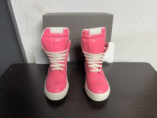 Rick Owens Inverted Triangle Calfskin Casual Shoes