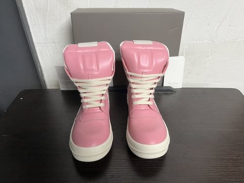 Rick Owens Inverted Triangle Calfskin Casual Shoes