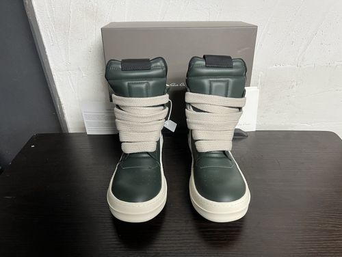 Rick Owens Inverted Triangle Calfskin Casual Shoes
