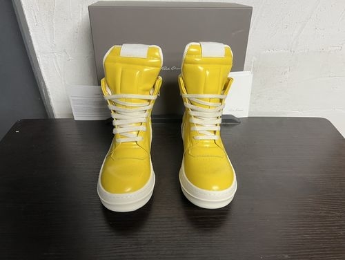Rick Owens Inverted Triangle Calfskin Casual Shoes