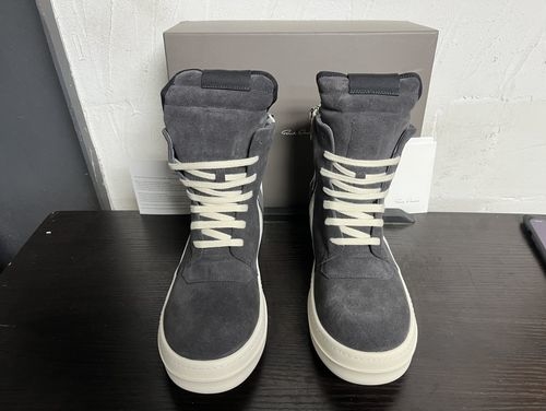 Rick Owens Inverted Triangle Calfskin Casual Shoes