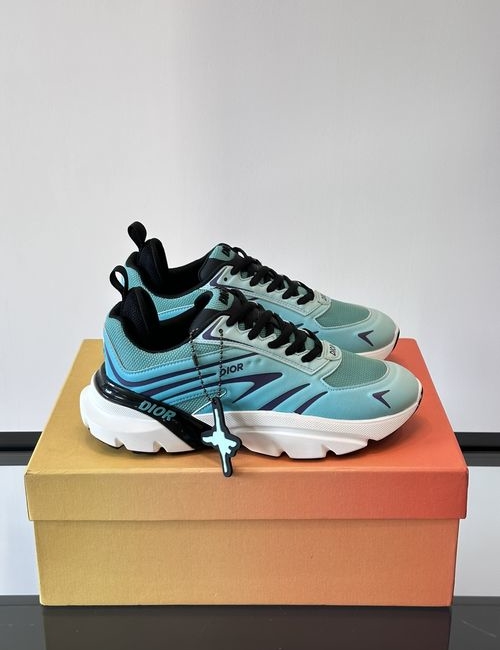 Christian Dior CD High Fashion Running Shoes With Leather Accents