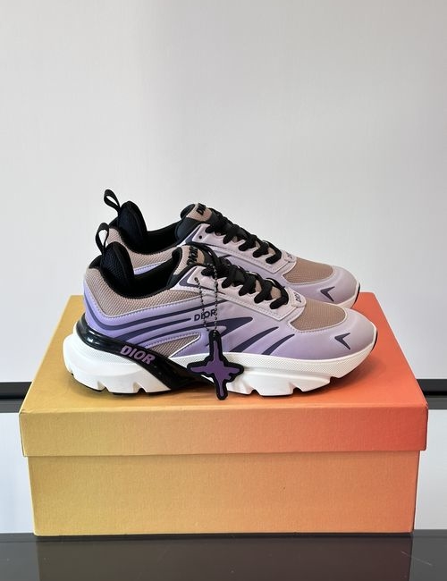 Christian Dior CD High Fashion Running Shoes With Leather Accents
