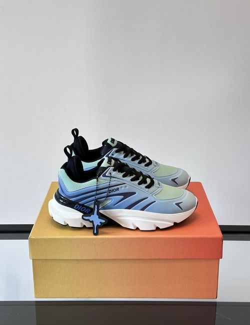 Christian Dior CD High Fashion Running Shoes With Leather Accents