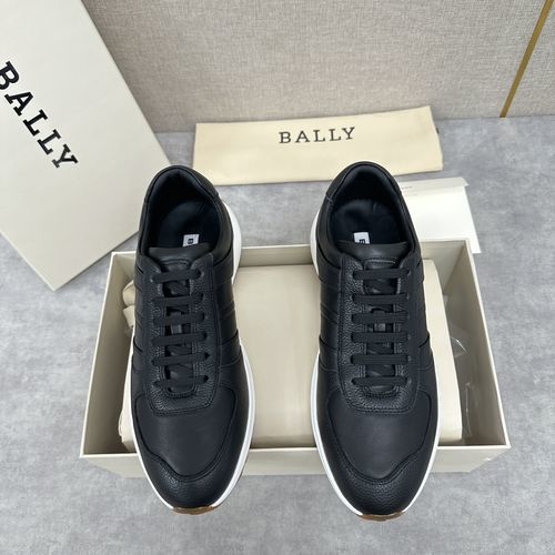 Bally Modern Outline Leather Running Shoes