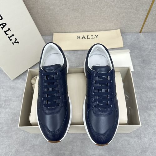 Bally Modern Outline Leather Running Shoes