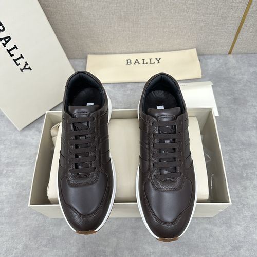Bally Modern Outline Leather Running Shoes