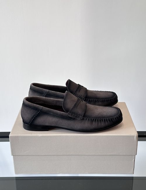 Santoni Handcrafted Calfskin Leather Sole Dress Shoes