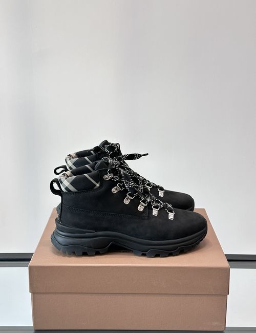 Burberry Classic High-Top Thick-Sole Sneakers