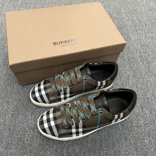 Burberry Vintage Plaid Low-top Sneakers