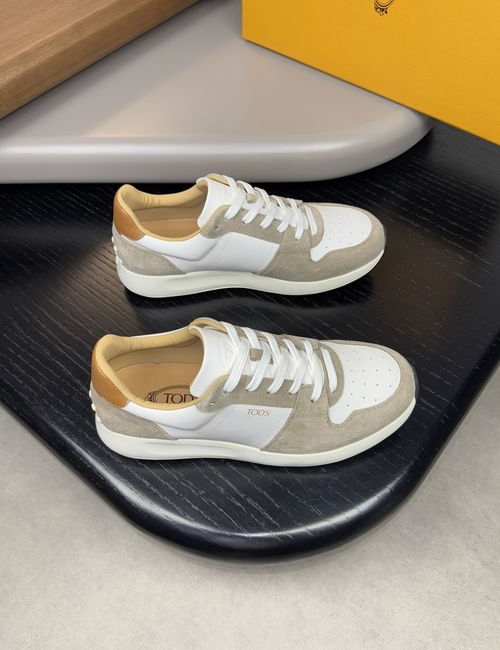 Tods Premium Suede Leather Sneakers With TPU Sole