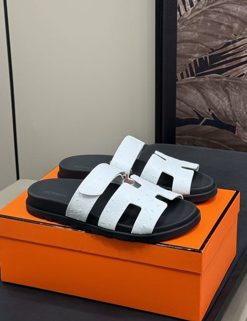 Hermes Chypre Slippers With Comfortable Soft Insole