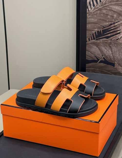Hermes Chypre Slippers With Comfortable Soft Insole