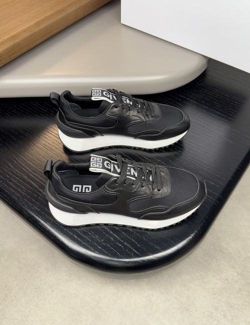 Givenchy Premium Leather Canvas Casual Sneakers