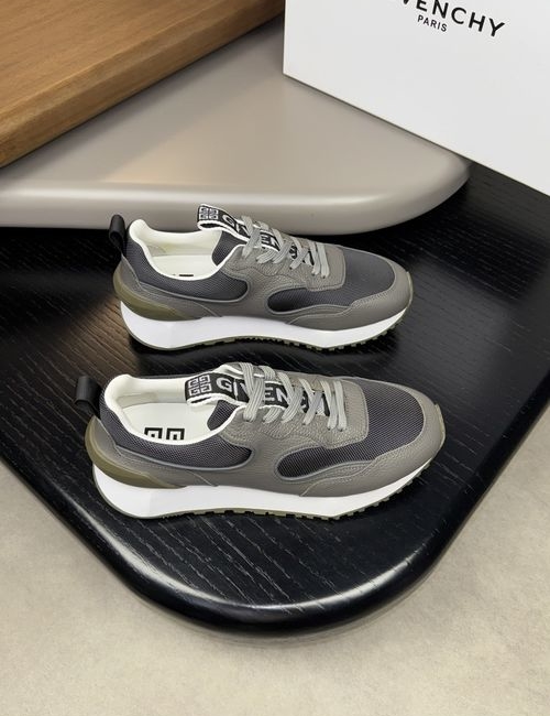 Givenchy Premium Leather Canvas Casual Sneakers