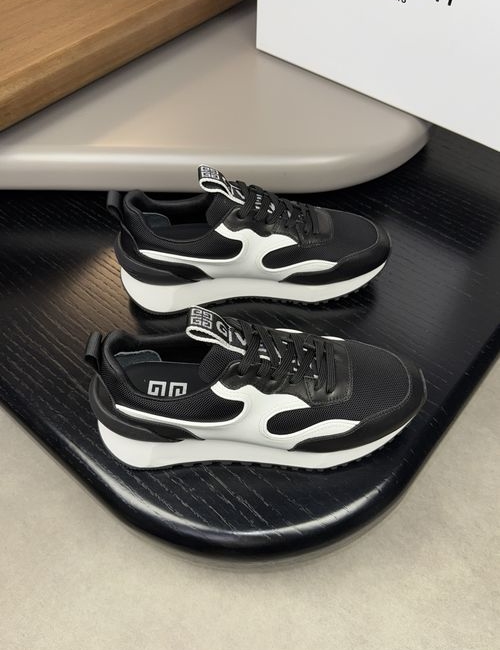 Givenchy Premium Leather Canvas Casual Sneakers