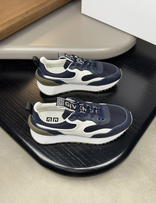 Givenchy Premium Leather Canvas Casual Sneakers