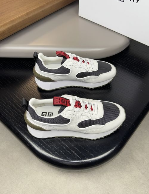 Givenchy Premium Leather Canvas Casual Sneakers