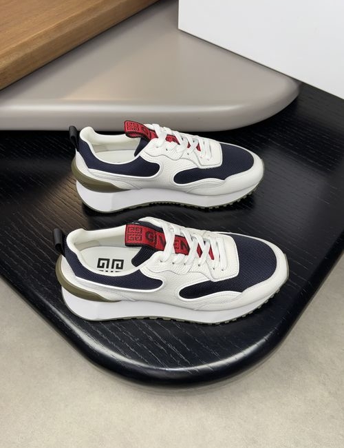 Givenchy Premium Leather Canvas Casual Sneakers
