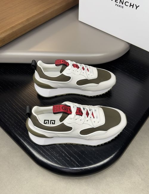 Givenchy Premium Leather Canvas Casual Sneakers