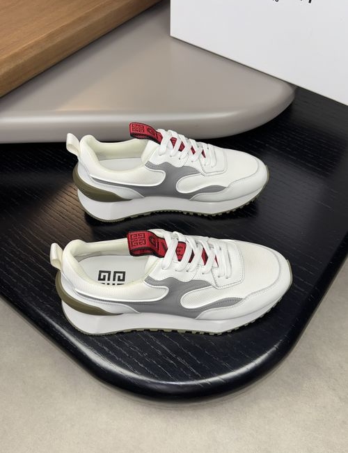 Givenchy Premium Leather Canvas Casual Sneakers