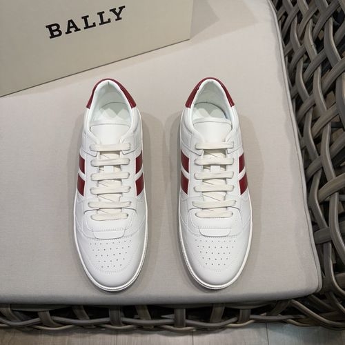 Bally Nappa Leather Casual Sneakers Non-slip Sole