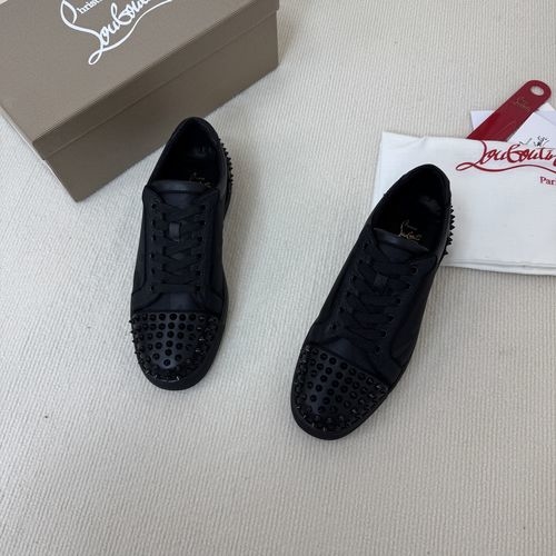 Christian Louboutin Low-top Spike Red Sole Shoes