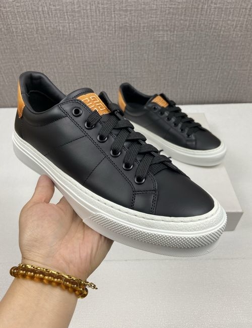 Givenchy Embossed 4G Logo Leather Sneakers