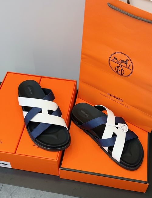 Hermes Cowhide Woven Casual Sandals