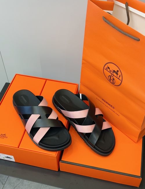 Hermes Cowhide Woven Casual Sandals