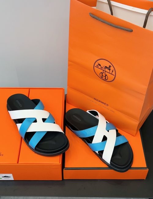 Hermes Cowhide Woven Casual Sandals