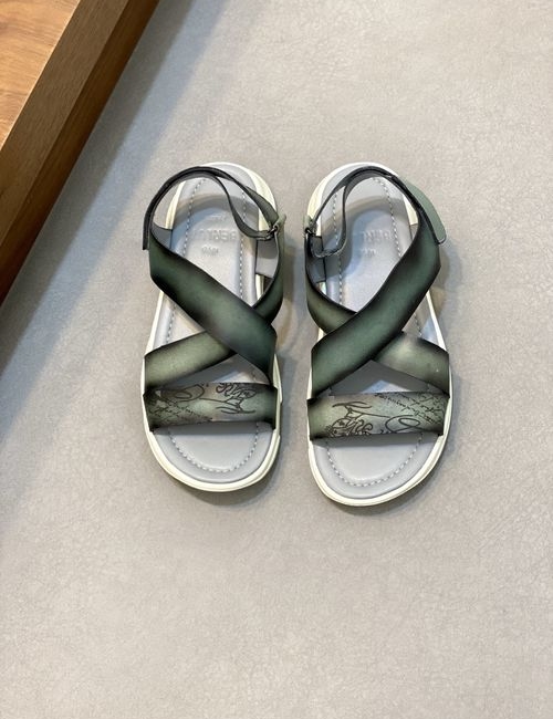 Berluti Genuine Leather Sandals