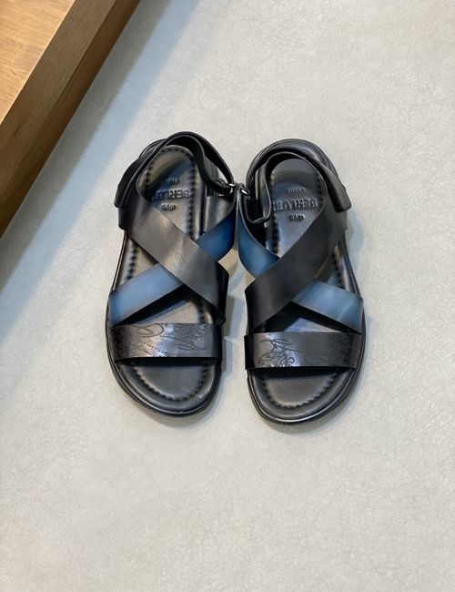 Berluti Genuine Leather Sandals