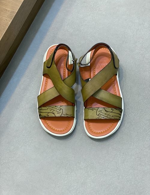 Berluti Genuine Leather Sandals