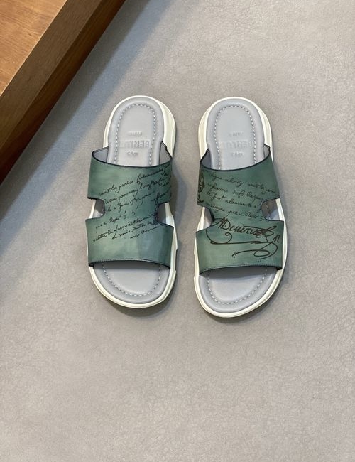 Berluti Genuine Leather Slides