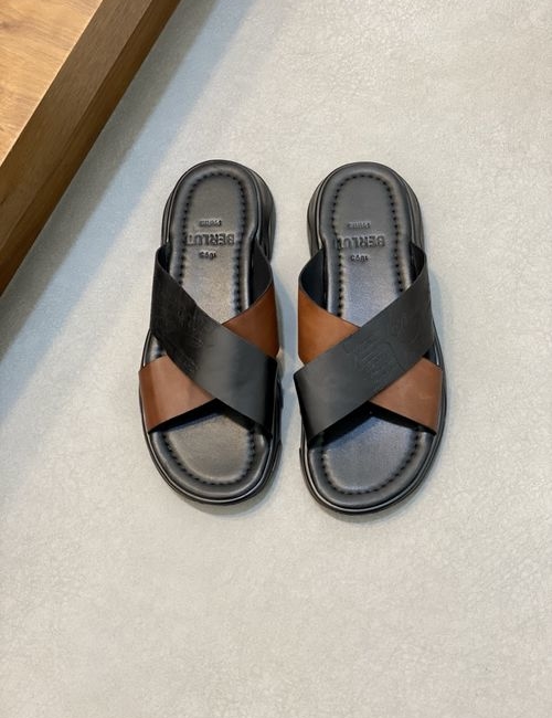 Berluti Genuine Leather Slides