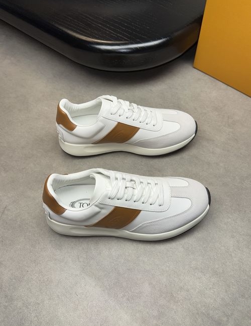 Tods Premium Suede Leather Sneakers With TPU Sole