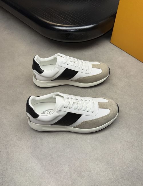 Tods Premium Suede Leather Sneakers With TPU Sole