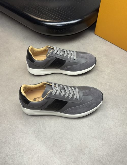 Tods Premium Suede Leather Sneakers With TPU Sole