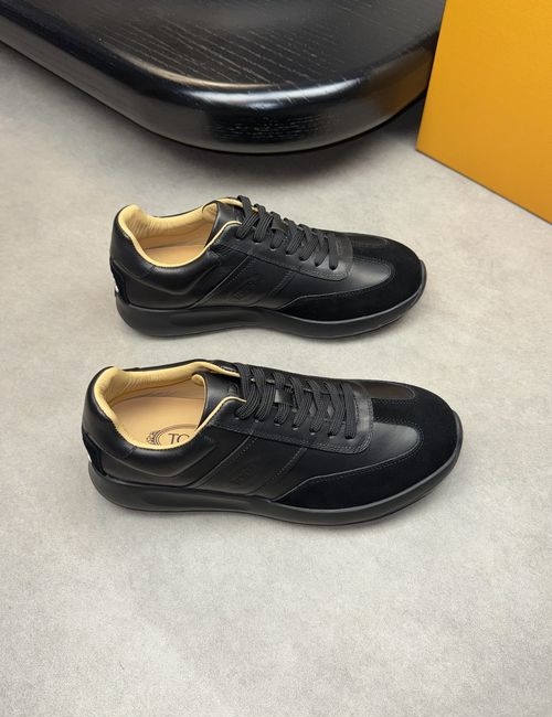 Tods Premium Suede Leather Sneakers With TPU Sole