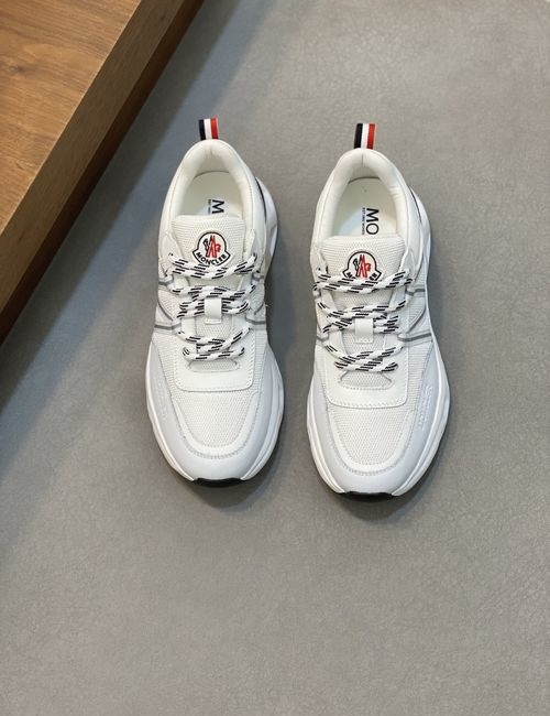 Moncler Stitched Leather TPU Sole Sneakers